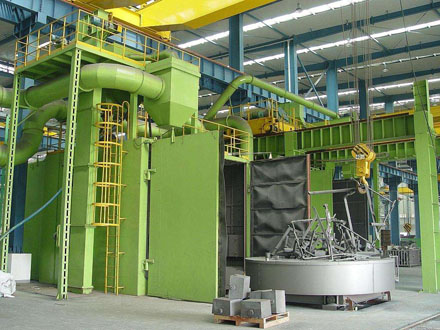 Q76 Trolley Type Shot Blasting Machine