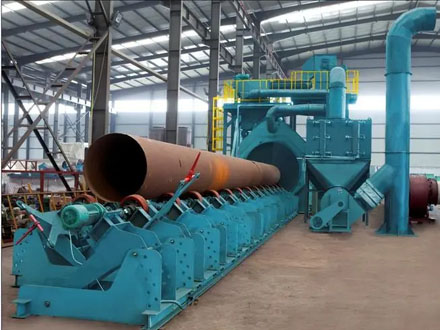 QGW Steel Pipe Outer Wall Shot Blasting Machine