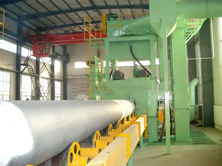 QGW Steel Pipe Outer Wall Shot Blasting Machine