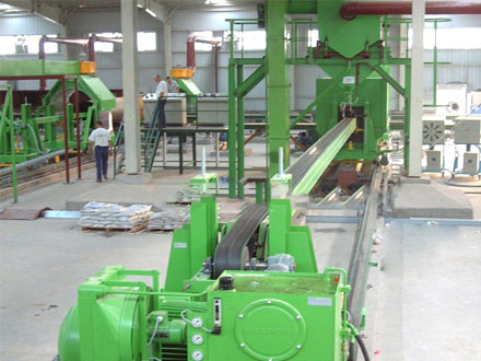 QNP Steel Pipe Inner Wall Sandblasting Machine