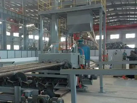 QNP Steel Pipe Inner Wall Sandblasting Machine