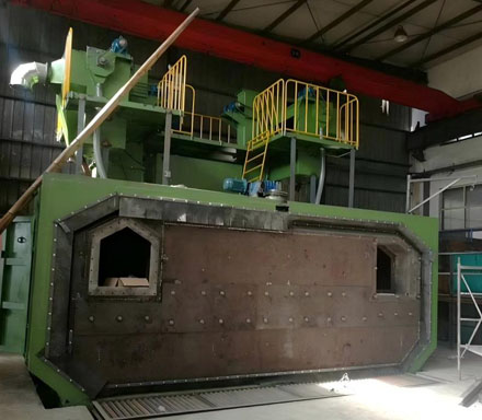 Coiled Wire Shot Blasting Machine